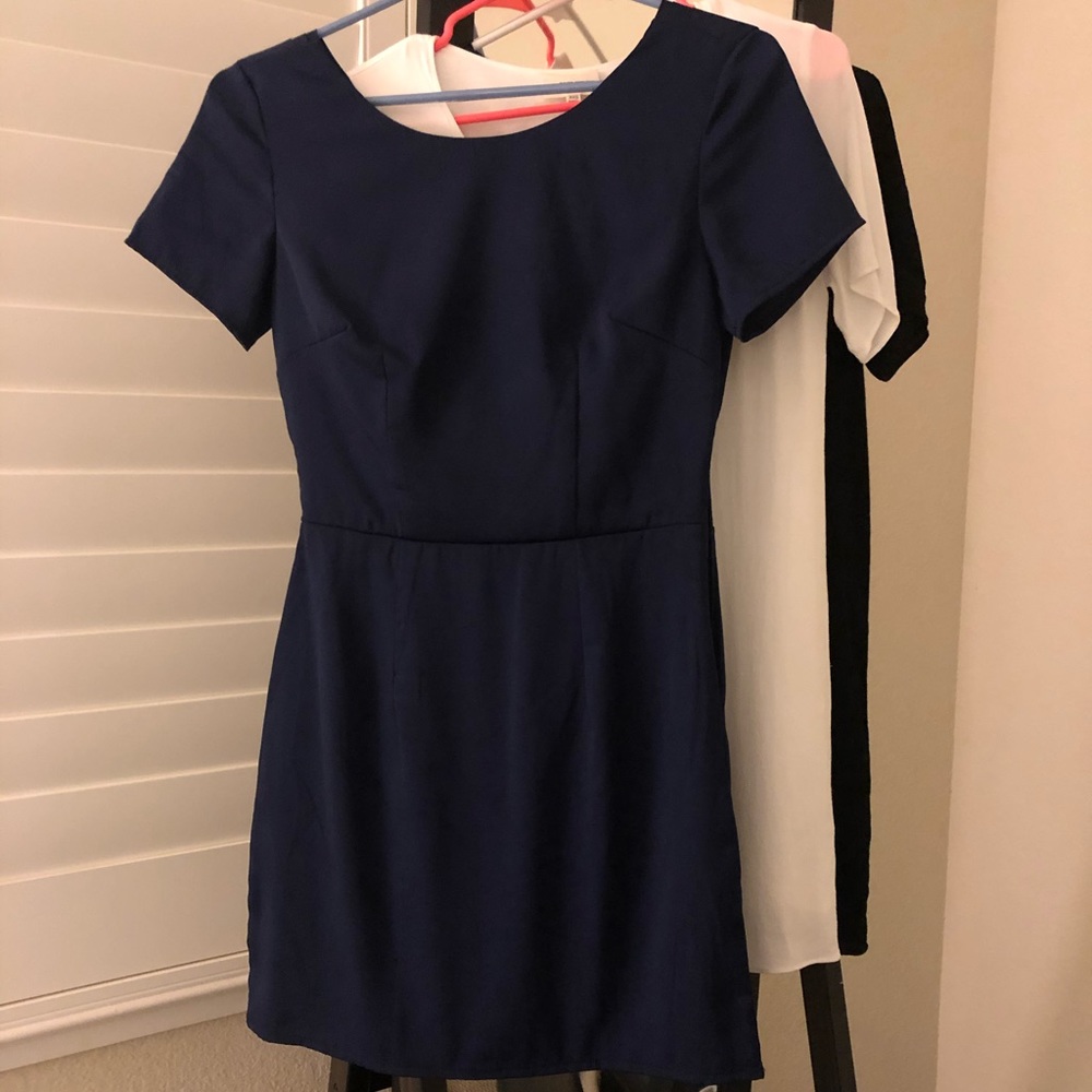 Navy blue dress
